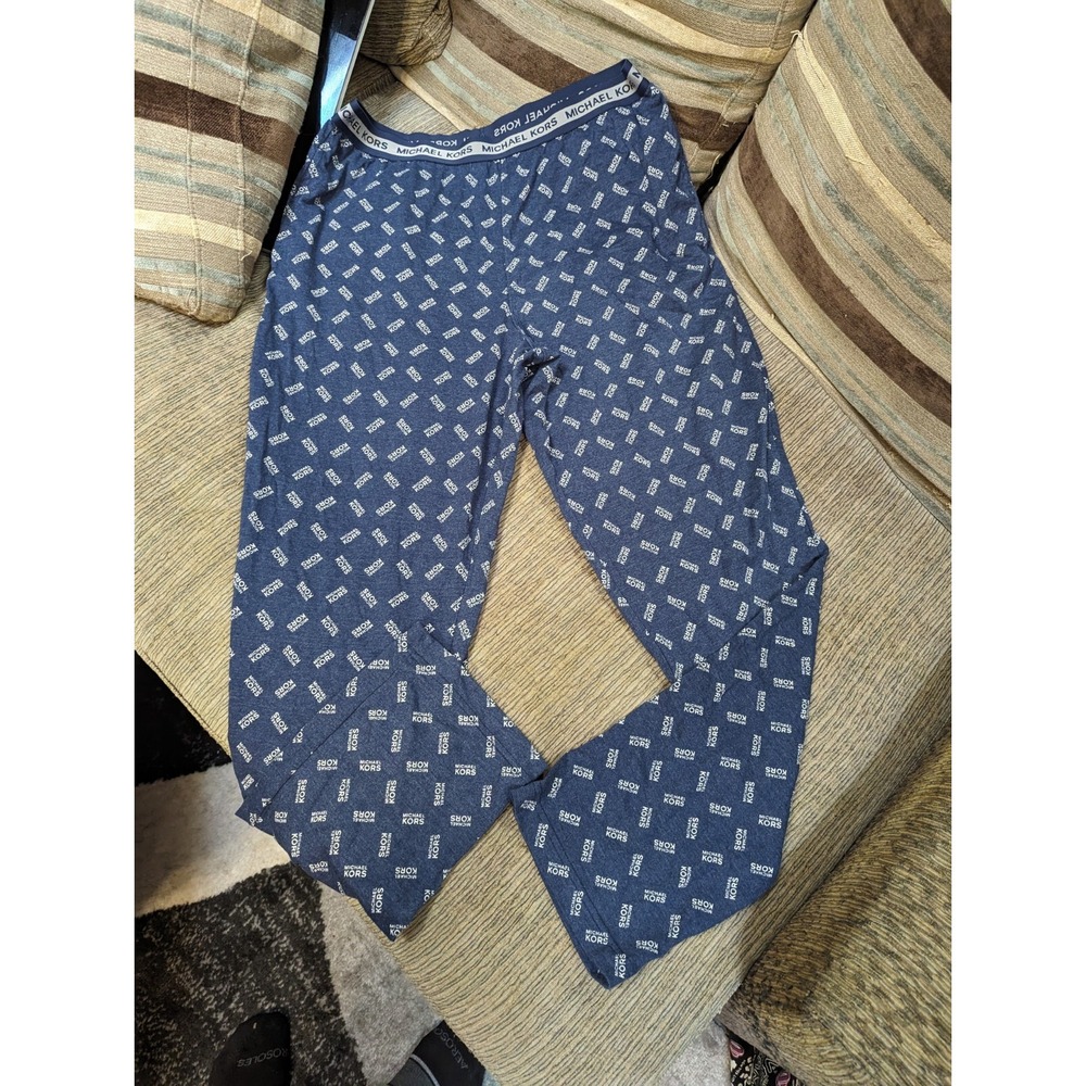 Michael Kors mens L pajama Pj‎ bottoms comfy relaxing lounge pants elastic waist
